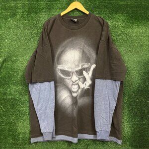 Rihanna 2005 20th Anniversary R20 Oversized Layered LS Shirt Size 2XL